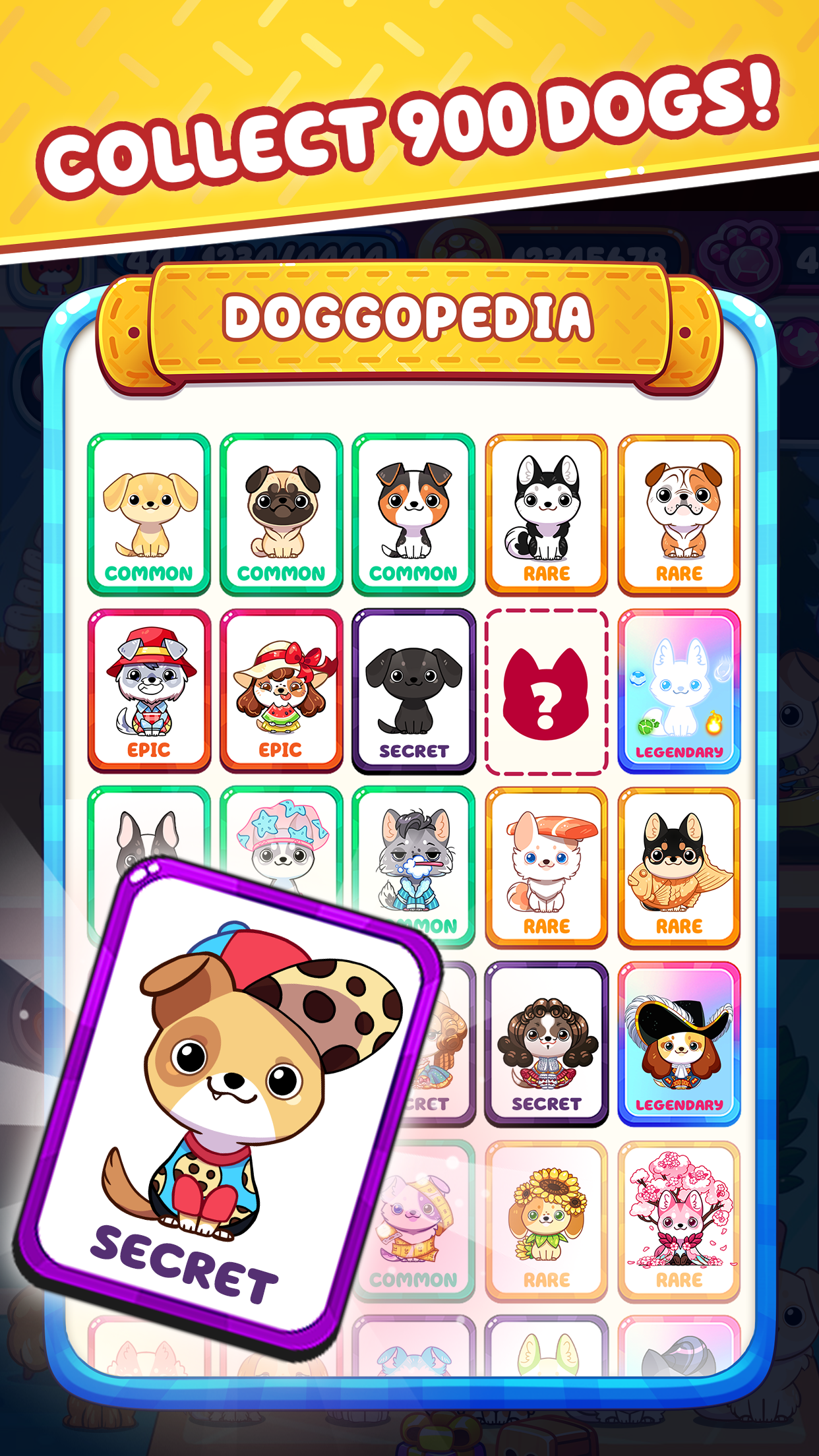 Collect over 900 dogs